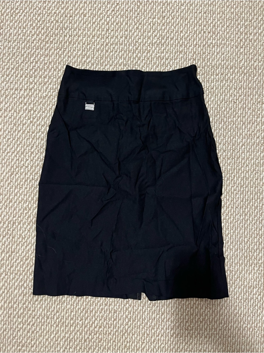Womens size 0 LISETTE Black Stretch Skirt with Branded Waist Tag